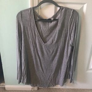 Long Sleeve Grey Tee
